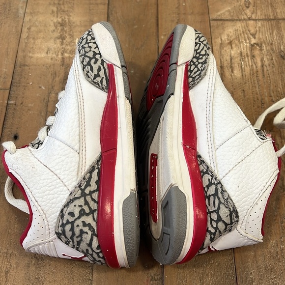 Nike Jordan retro 3 cardinal red sneakers - Picture 10 of 12